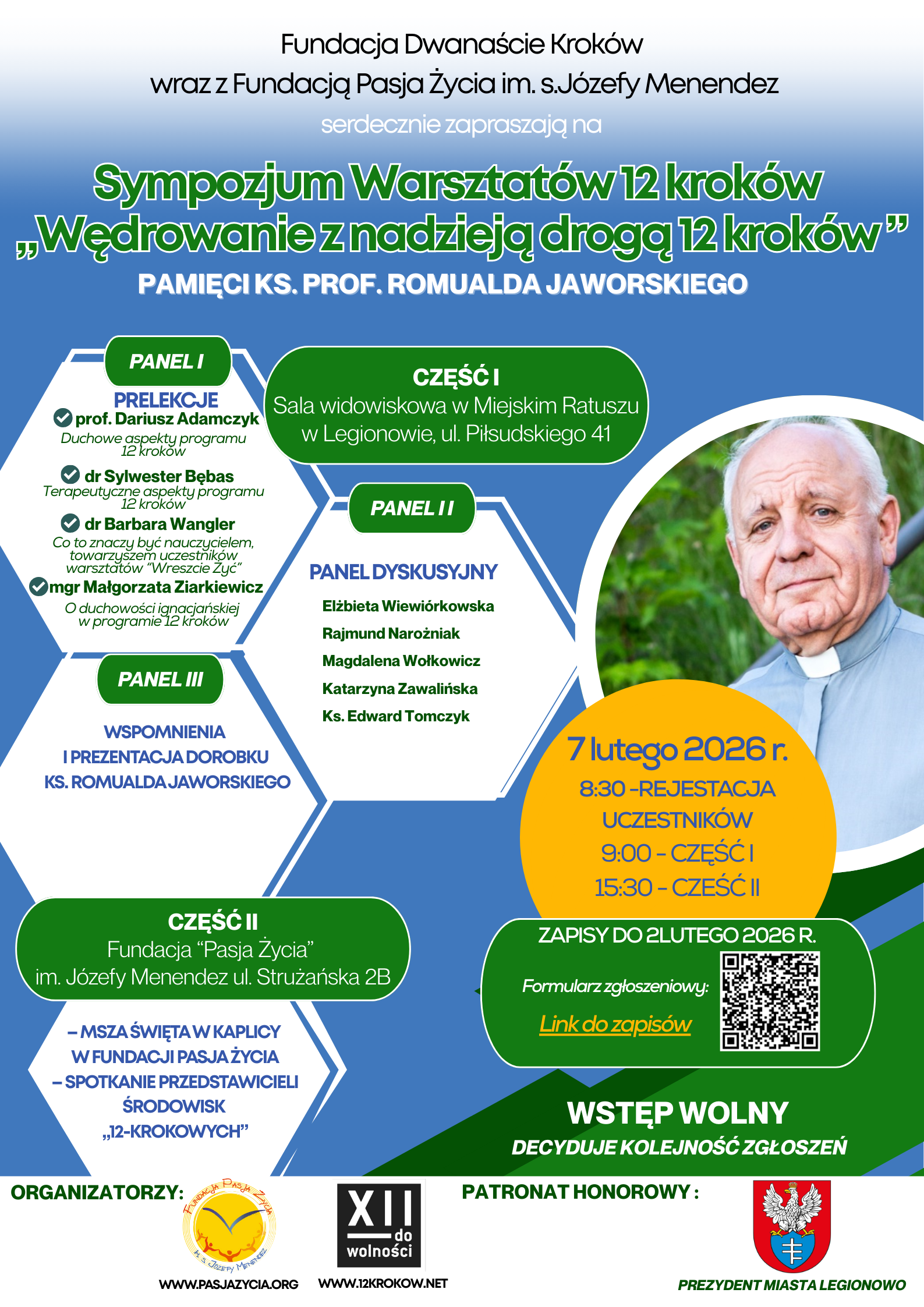 Sympozjum Warsztatów 12 Kroków | 7 lutego 2026 r. | wstęp wolny